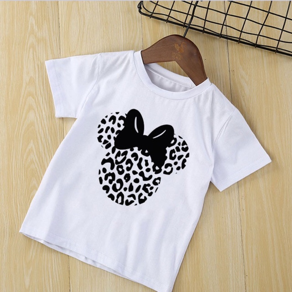 Leopard Minnie Mouse T-shirt
